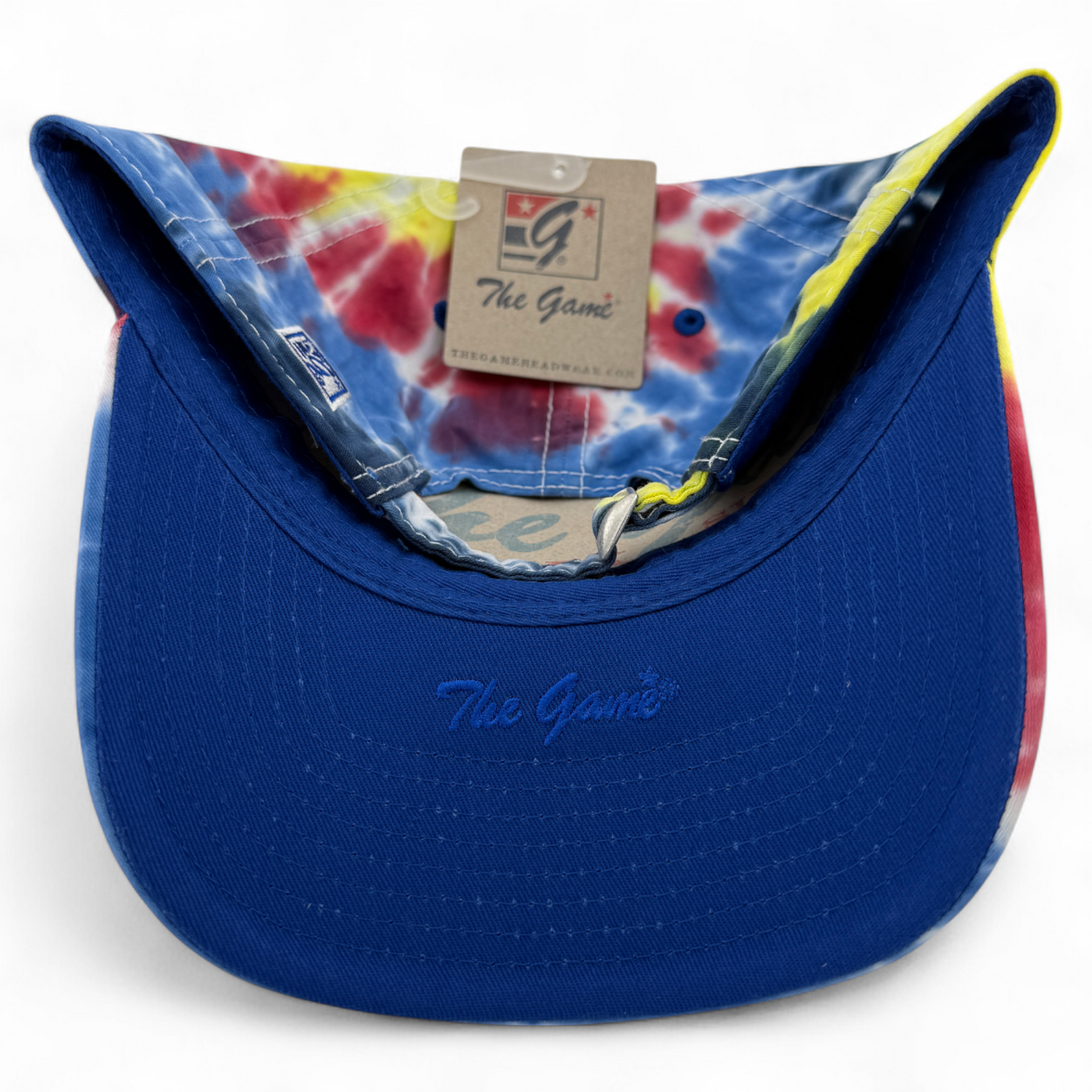 The Game GB482 Rainbow Tie Dye Blank Twill Unstructured Adjustable Dad Hat Cap