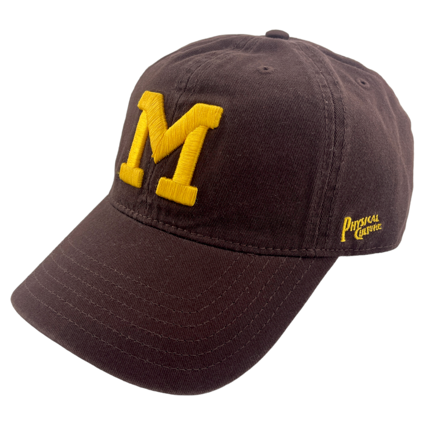 Physical Culture Monticello Athletic Assoc. Black Fives Adjustable Dad Hat Cap