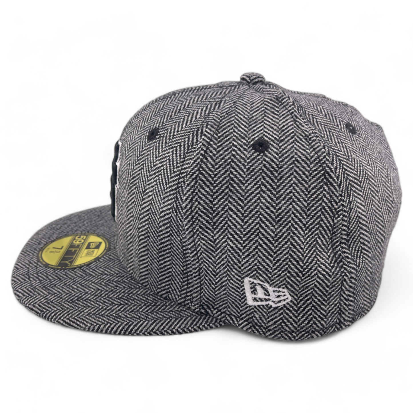 New Era San Francisco Giants MLB Black/White Tweed Pack 59Fifty Fitted Hat Cap