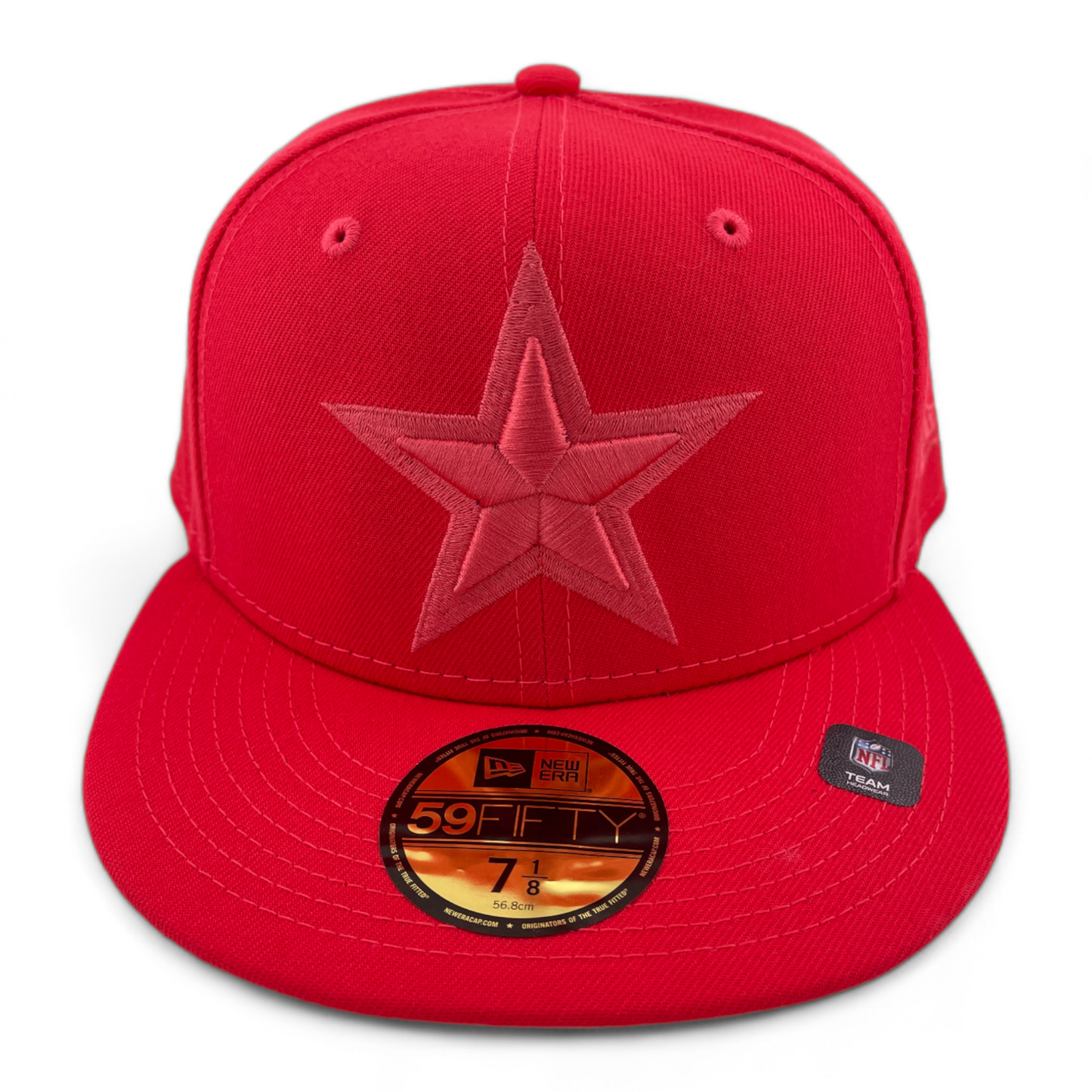 New Era Dallas Cowboys NFL Pink Solid Color Pack 59FIFTY Fitted Hat Cap