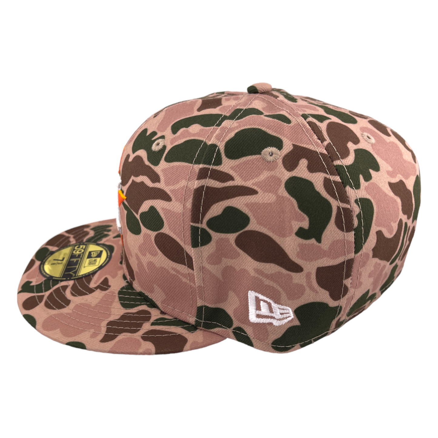 New Era Los Angeles Dodgers 1988 World Series Patch Duck Camo 59FIFTY Fitted Hat Cap