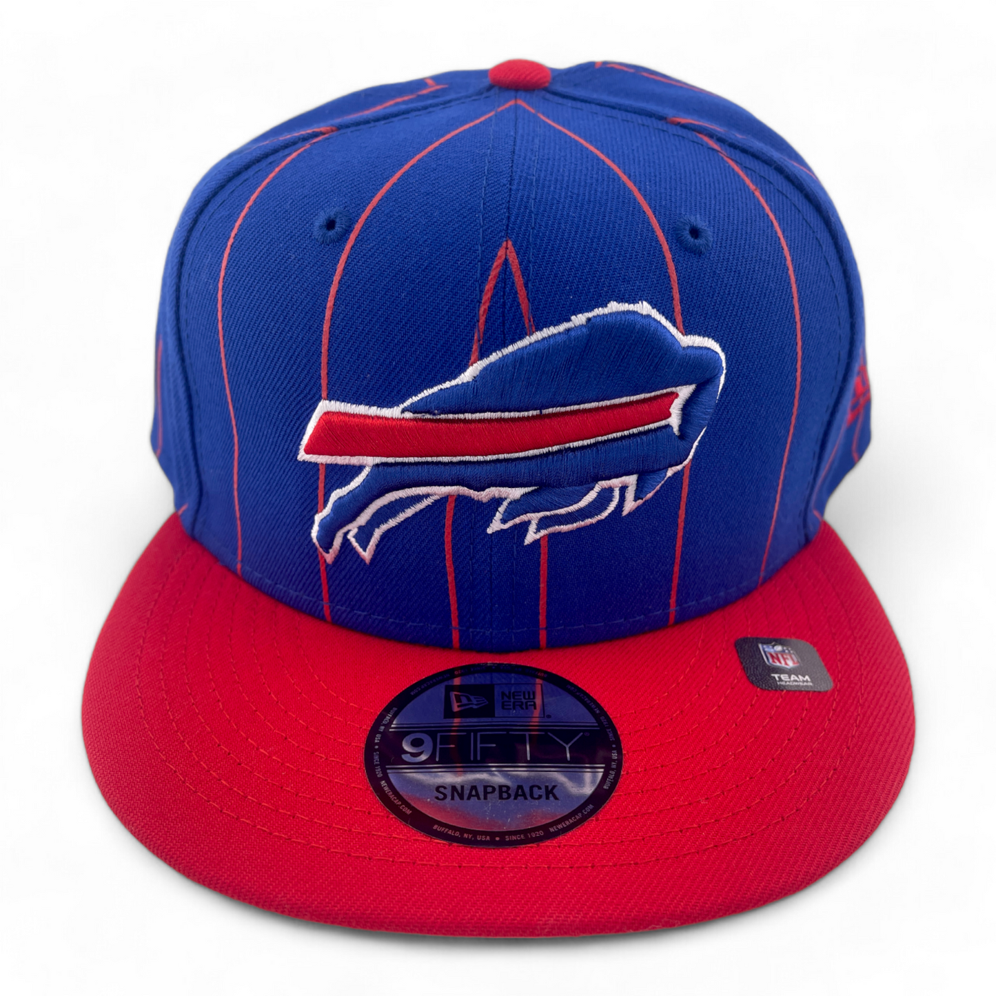 New Era Buffalo Bills NFL Vintage Pinstripe 9FIFTY Snapback Adjustable Hat Cap