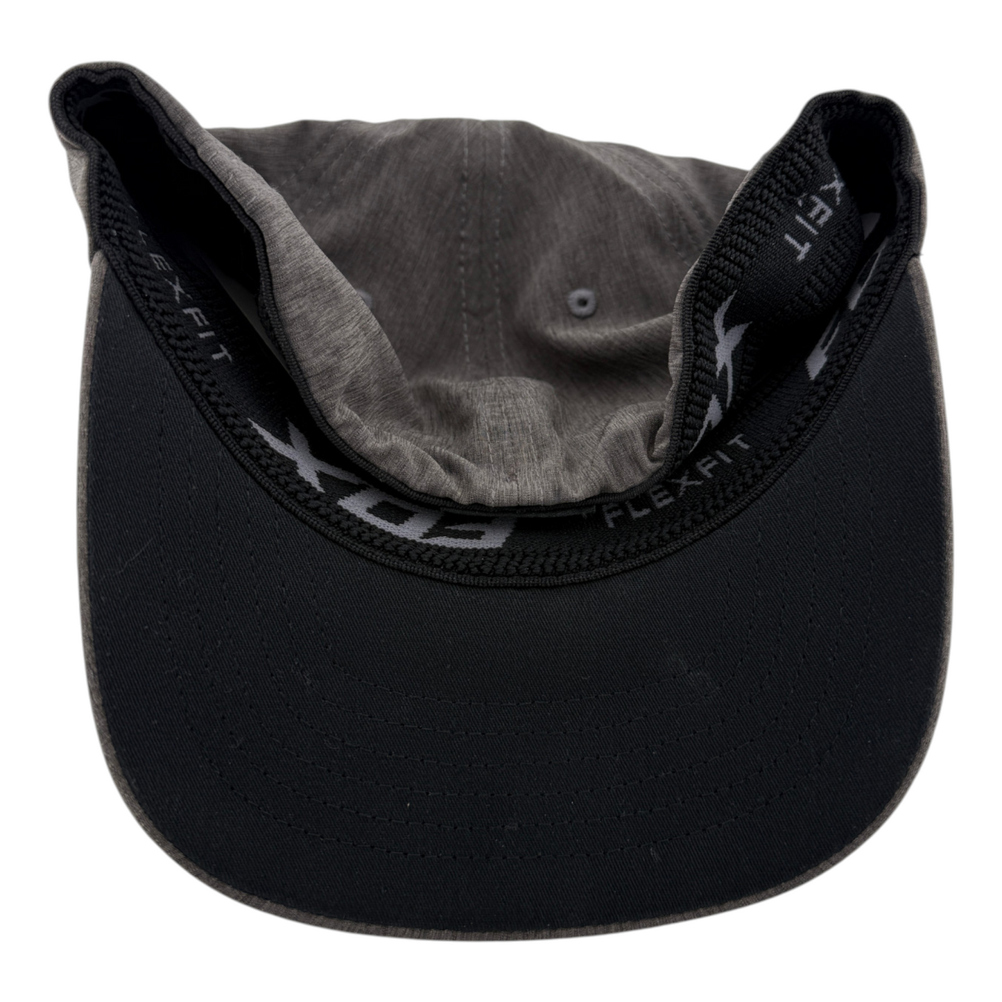 Fox Racing Head Select Logo Dark Heather Grey Sport Stretch Flex Fit Hat Cap