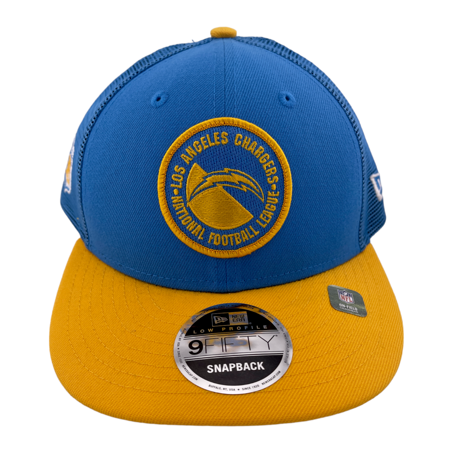 New Era Los Angeles Chargers 2023 Sideline 9FIFTY Low Profile Mesh Snapback Hat