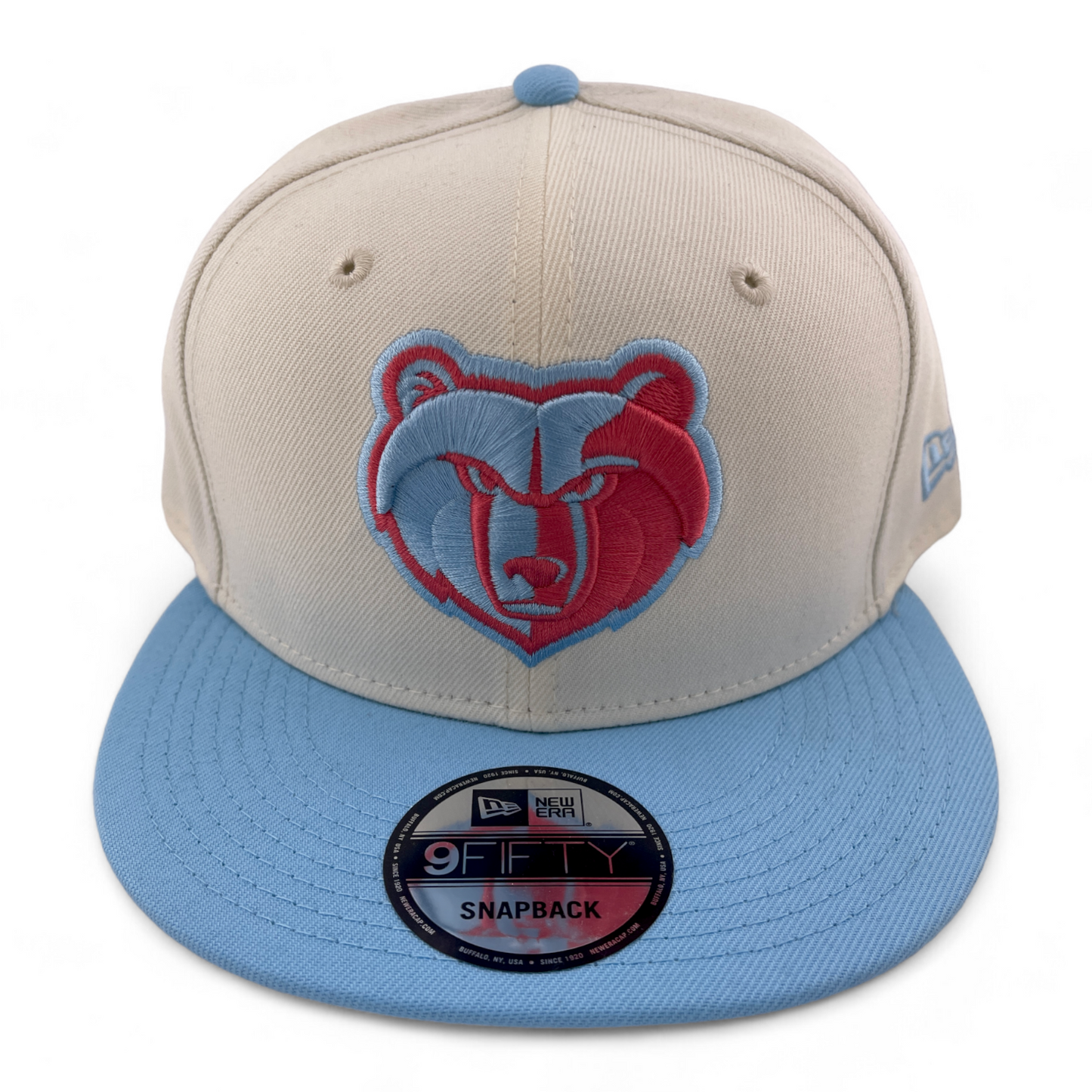 New Era Memphis Grizzlies NBA 2-Tone Color Pack Cream/Teal 9Fifty Snapback Hat