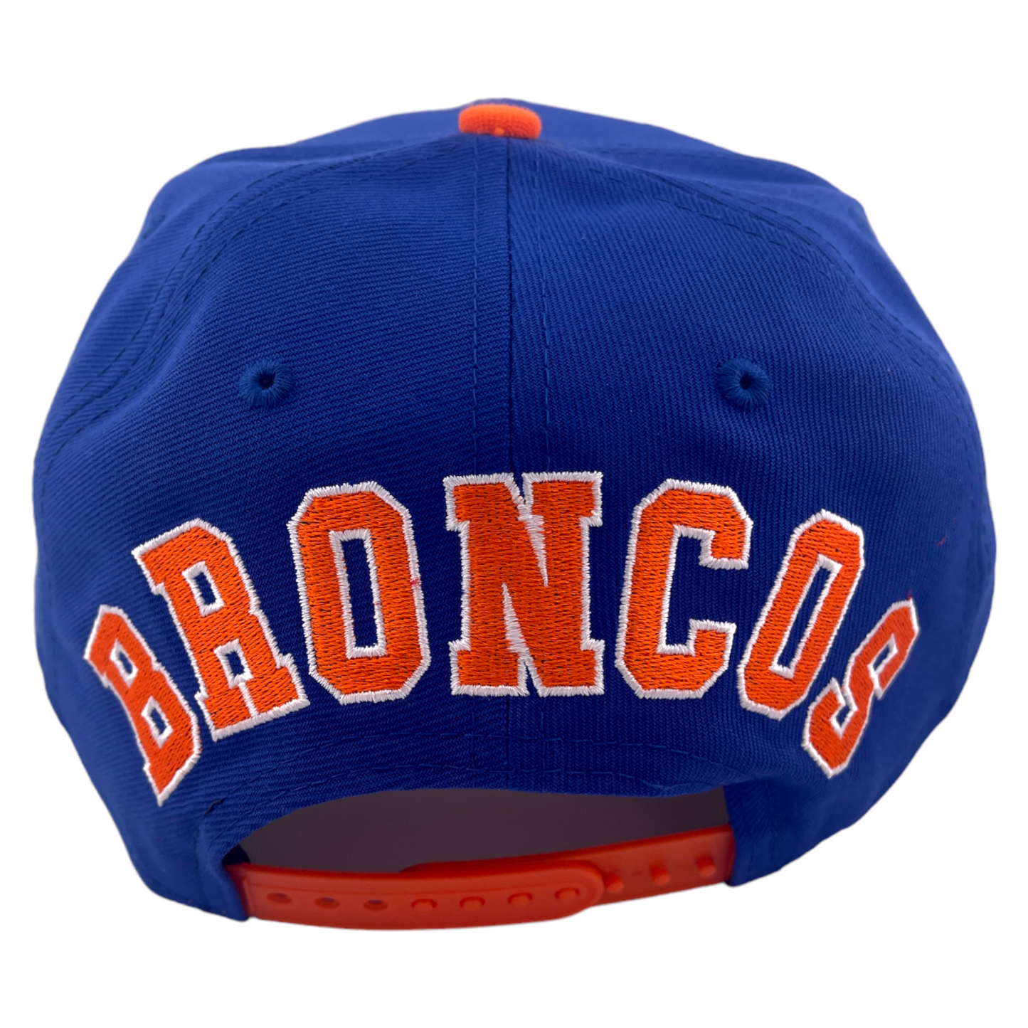 New Era Denver Broncos Throwback Logo Blue/Orange Green NFL 9FIFTY Snapback Hat Cap