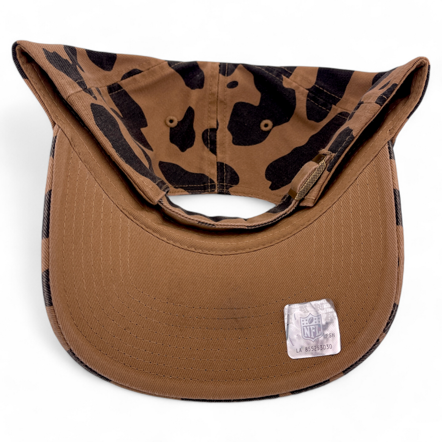 '47 Brand Dallas Cowboys Brown Camo Rosette Women's Clean Up Adjustable Dad Hat