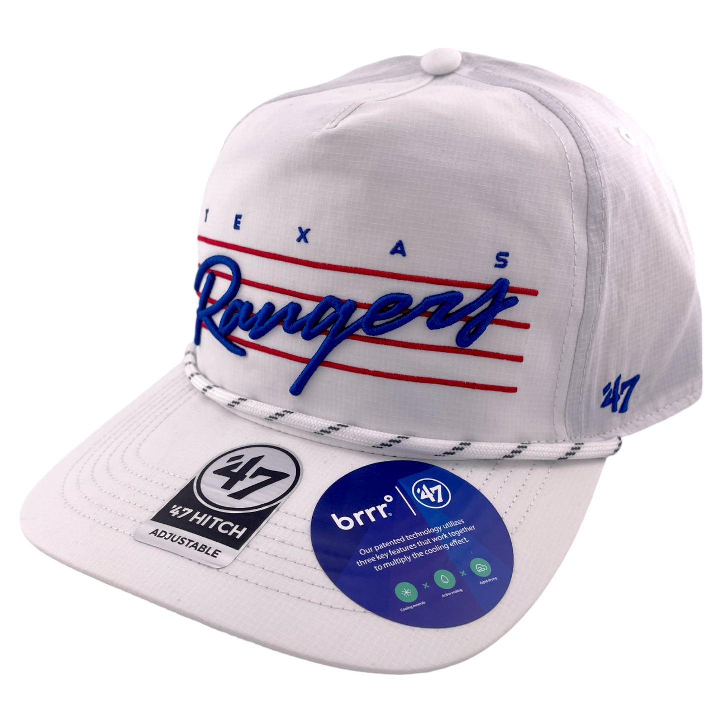 '47 Brand Texas Rangers MLB Downburst brrr Hitch A-Frame Snapback Adjustable Hat