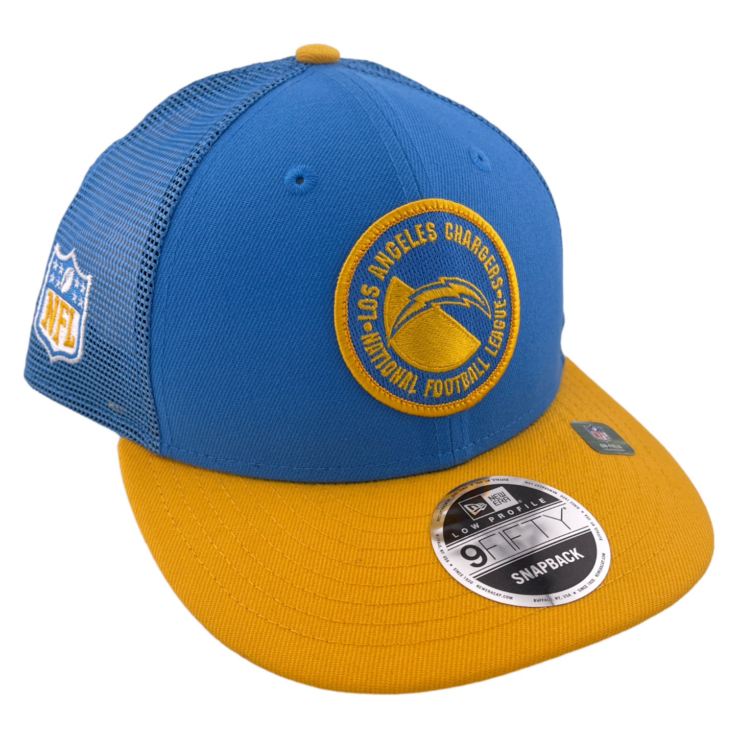 New Era Los Angeles Chargers 2023 Sideline 9FIFTY Low Profile Mesh Snapback Hat
