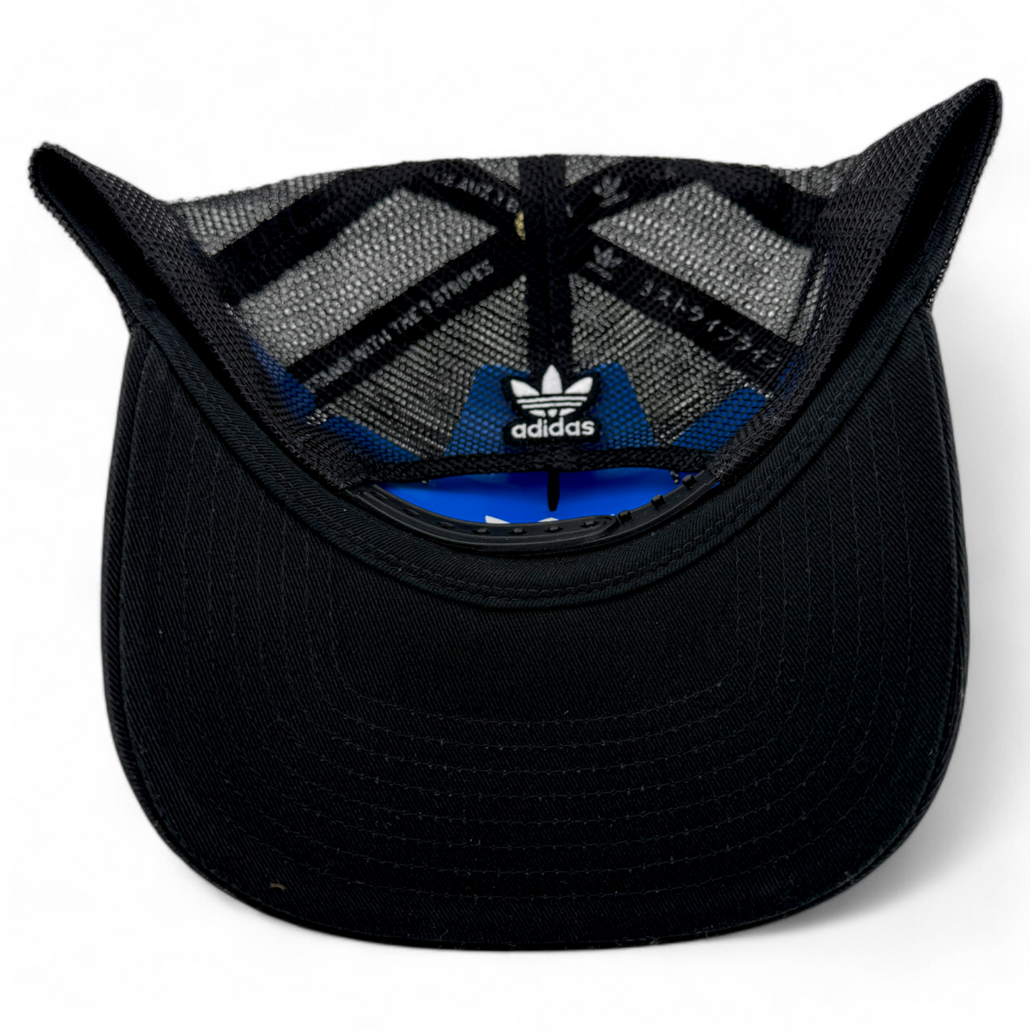 adidas Originals Worldwide Full Mesh Black Patch Adjustable Snapback Hat Cap