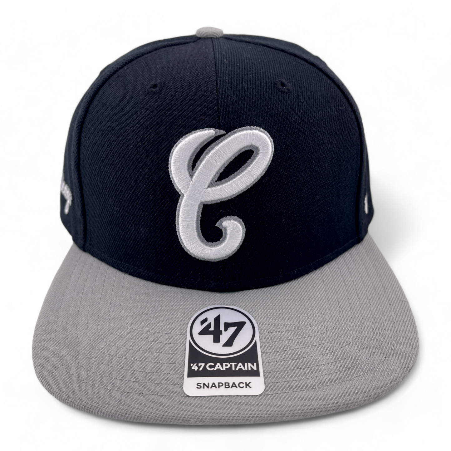 '47 Brand Chicago White Sox Cooperstown Black/Grey Captain Snapback Hat Cap