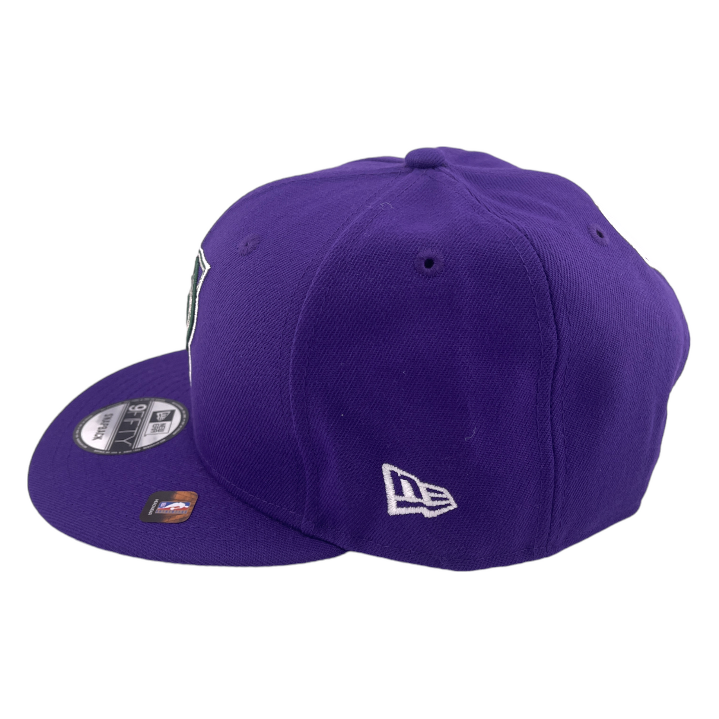 New Era Milwaukee Bucks City Edition 75th Purple/Grey UV NBA 9FIFTY Snapback Hat Cap