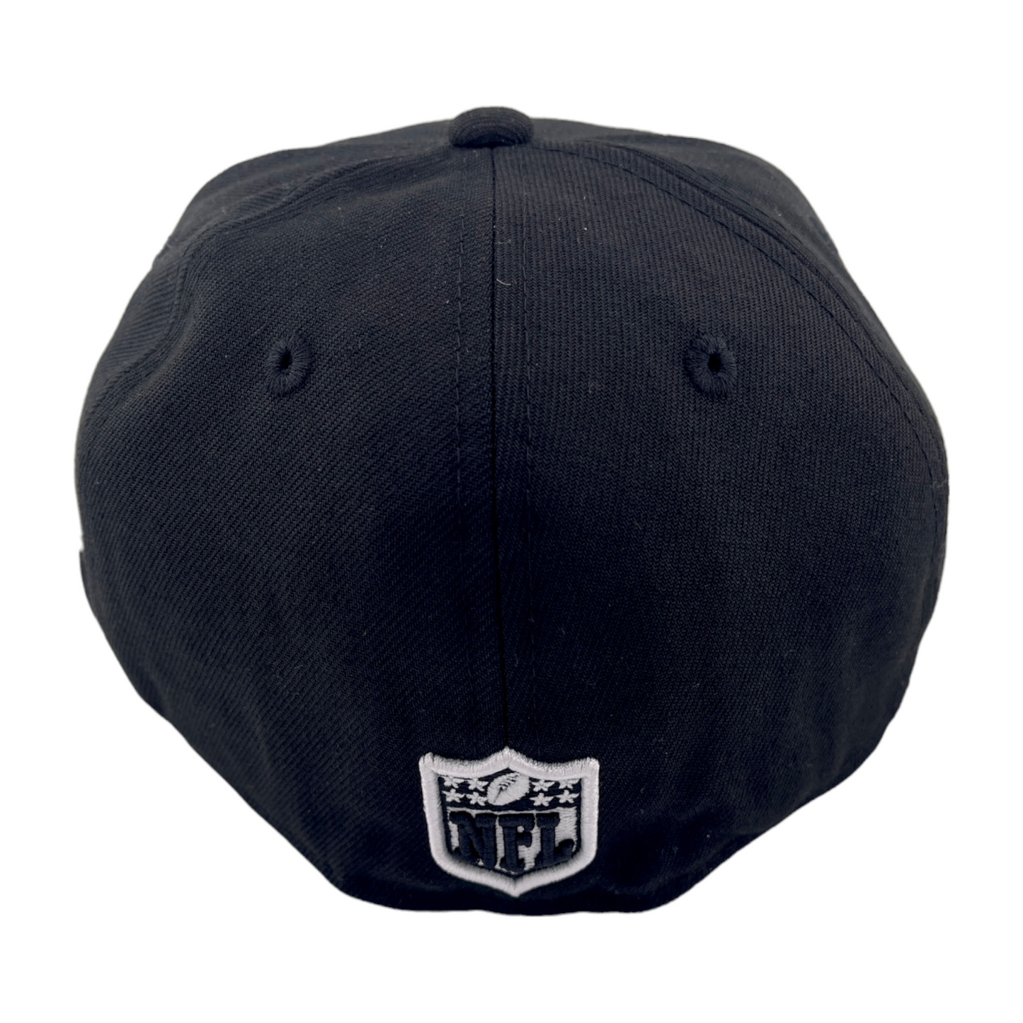 New Era New Orleans Saints Black and White Logo Grey UV 59Fifty Fitted Hat Cap