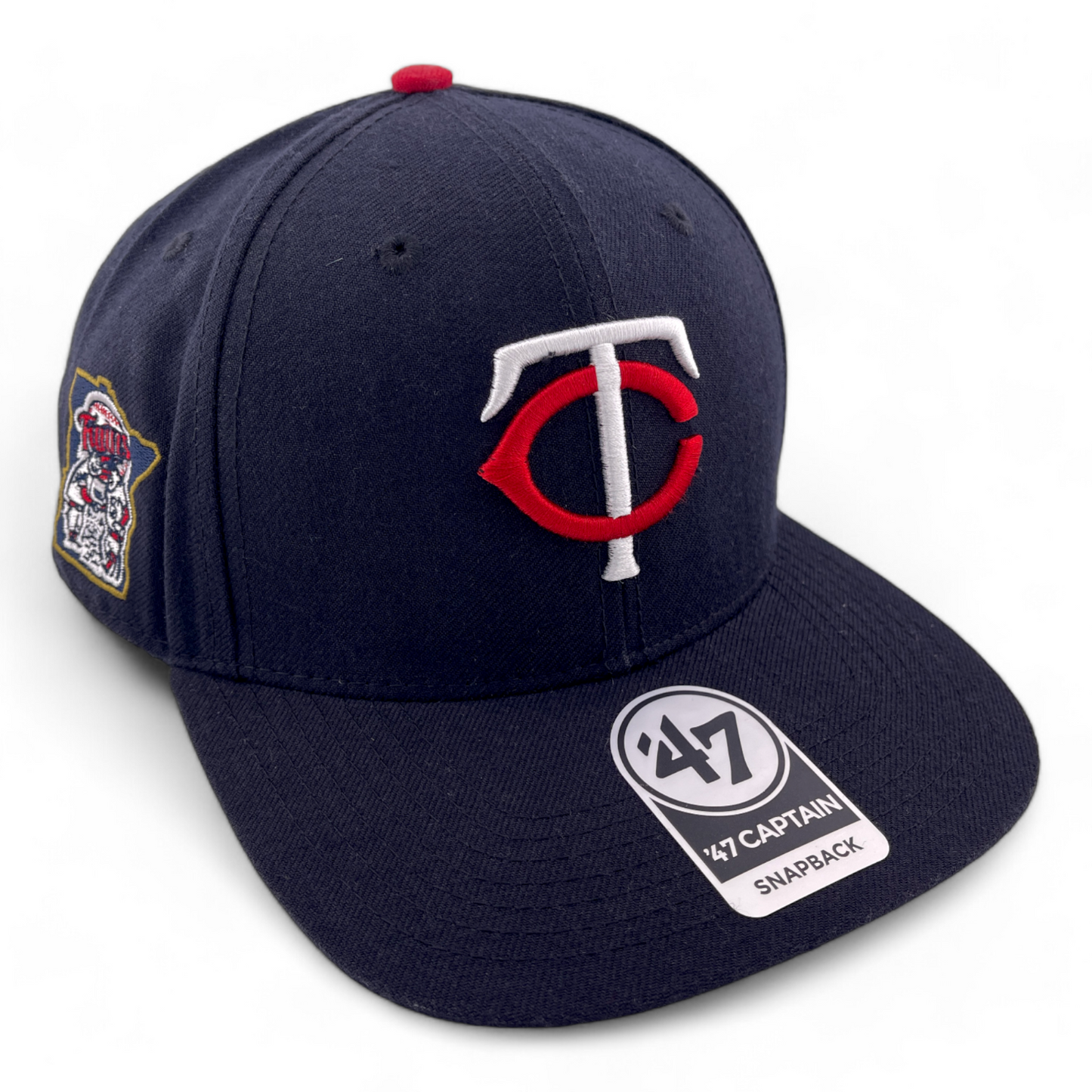'47 Brand Minnesota Twins MLB Cooperstown Sureshot Navy Captain Snapback Hat Cap