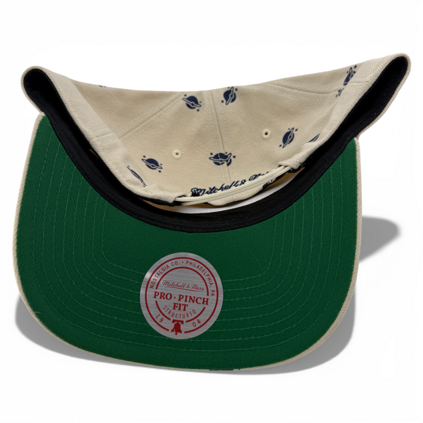 Mitchell & Ness Houston Astros Planet A-Frame Pro Pinch Fit Snapback Adjustable