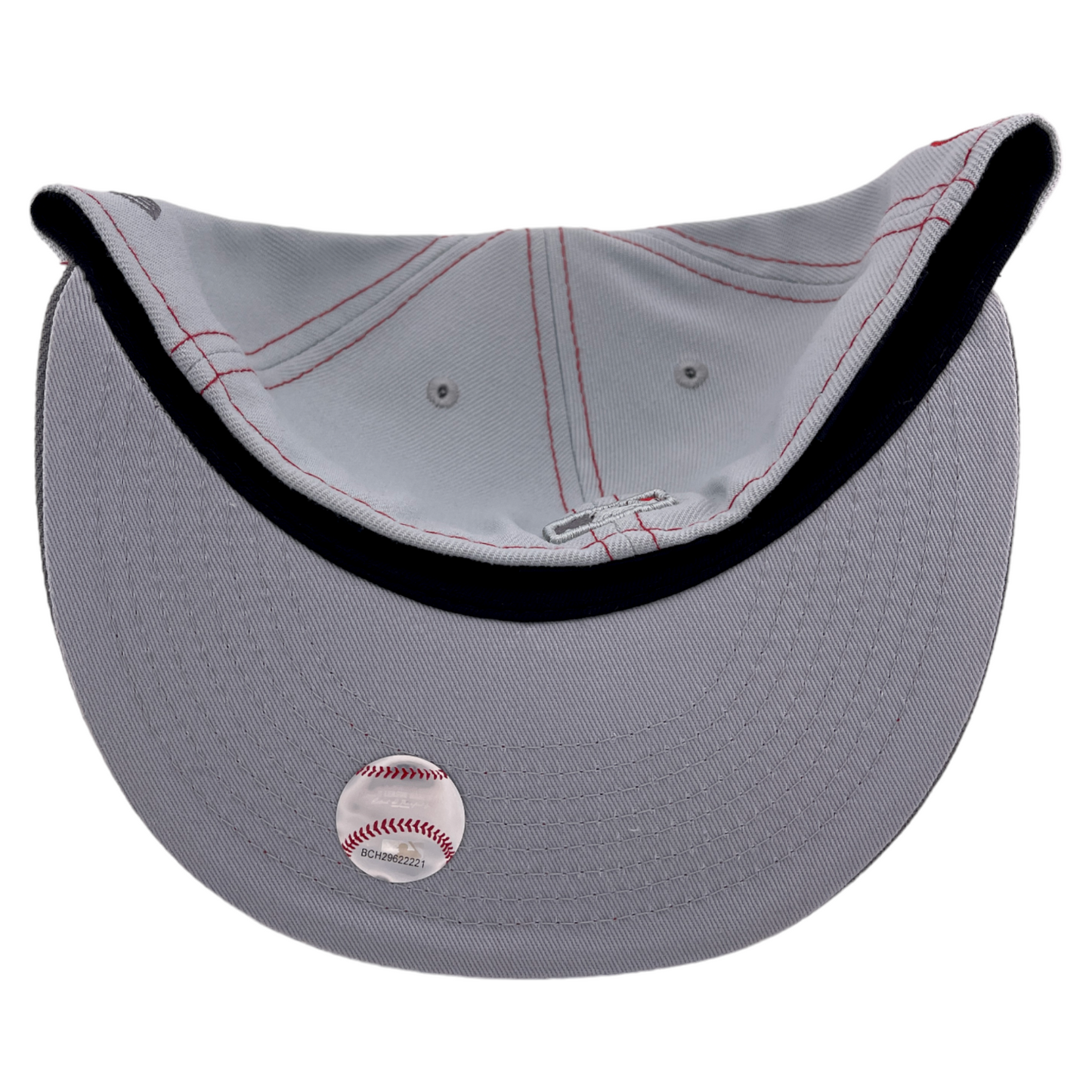 New Era St. Louis Cardinals MLB Grey Pop Pack Red Stitch 59Fifty Fitted Hat Cap