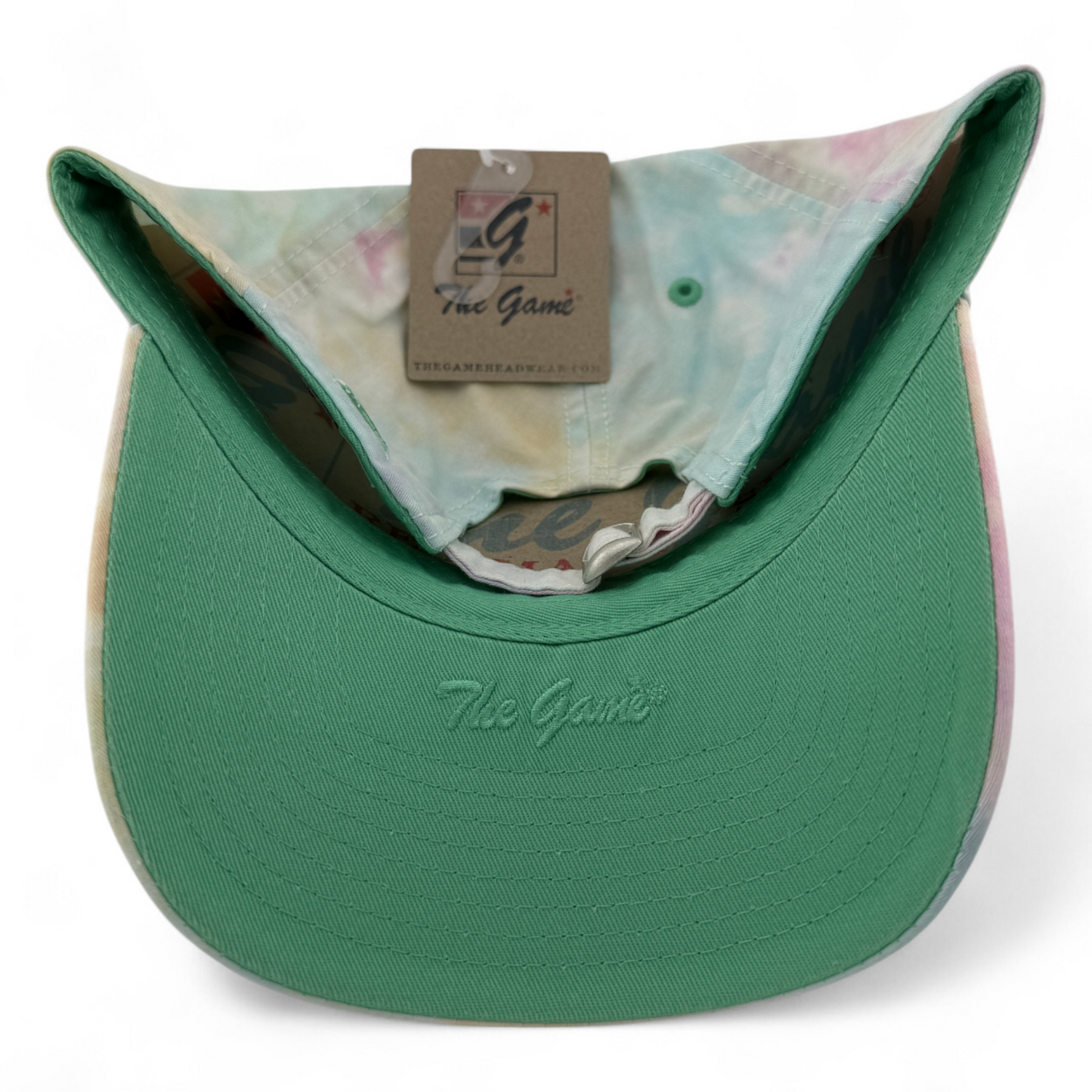 The Game GB482 Sorbet Tie Dye Blank Twill Unstructured Adjustable Dad Hat Cap