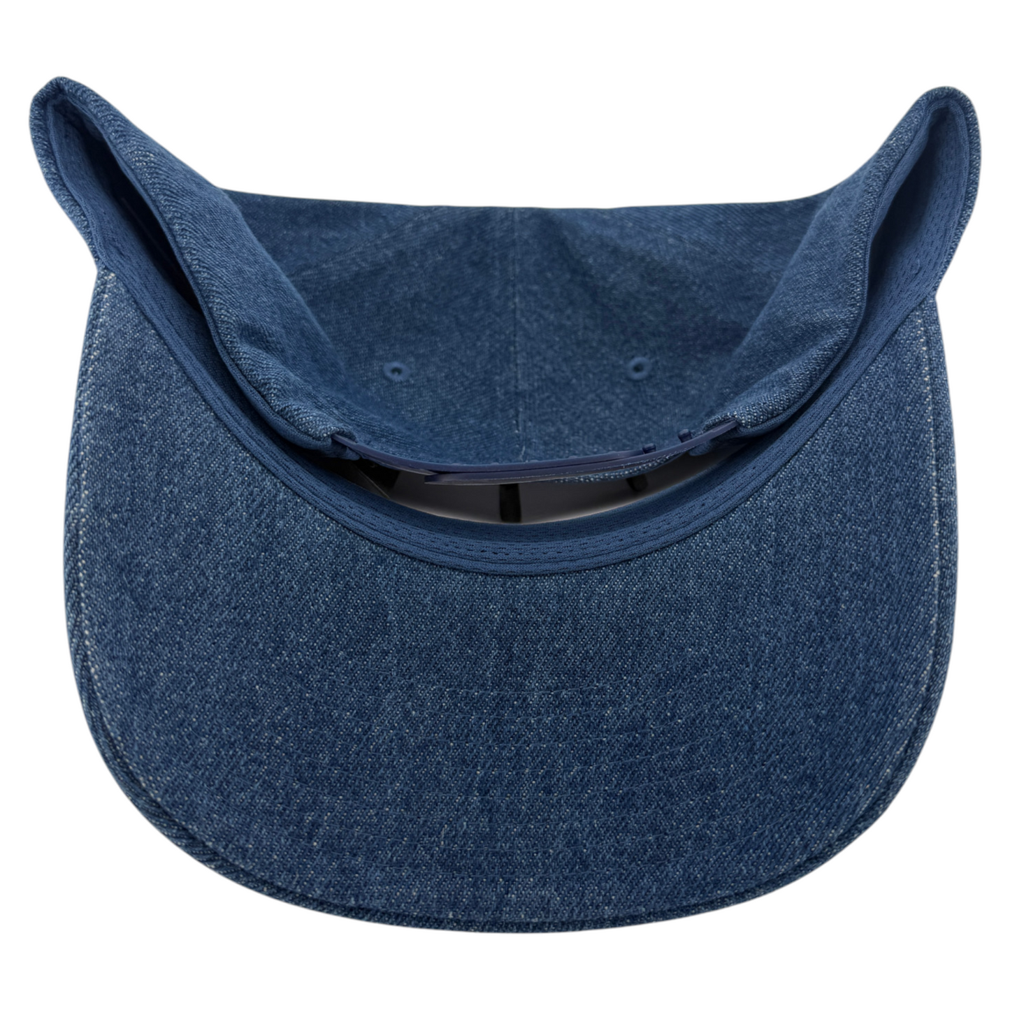 Brixton Company Linwood C Netplus Denim Rinse Jean Snapback Adjustable Hat Cap