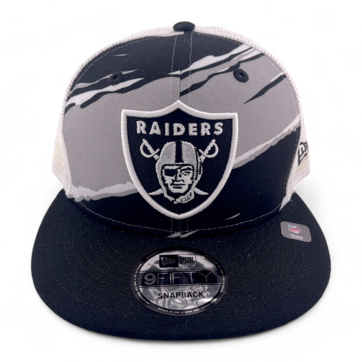 New Era Las Vegas Raiders NFL Tear Trucker 9FIFTY Mesh Back Snapback Hat Cap