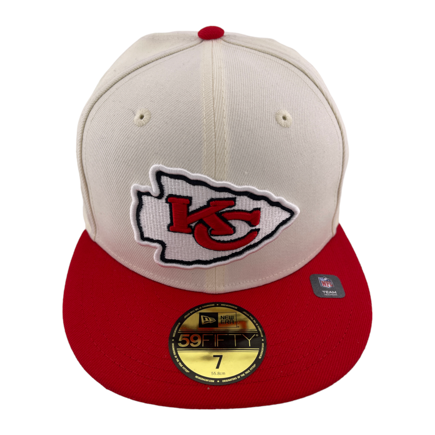 New Era Kansas City Chiefs NFL Retro Superbowl LIV Patch 59Fifty Fitted Hat Cap