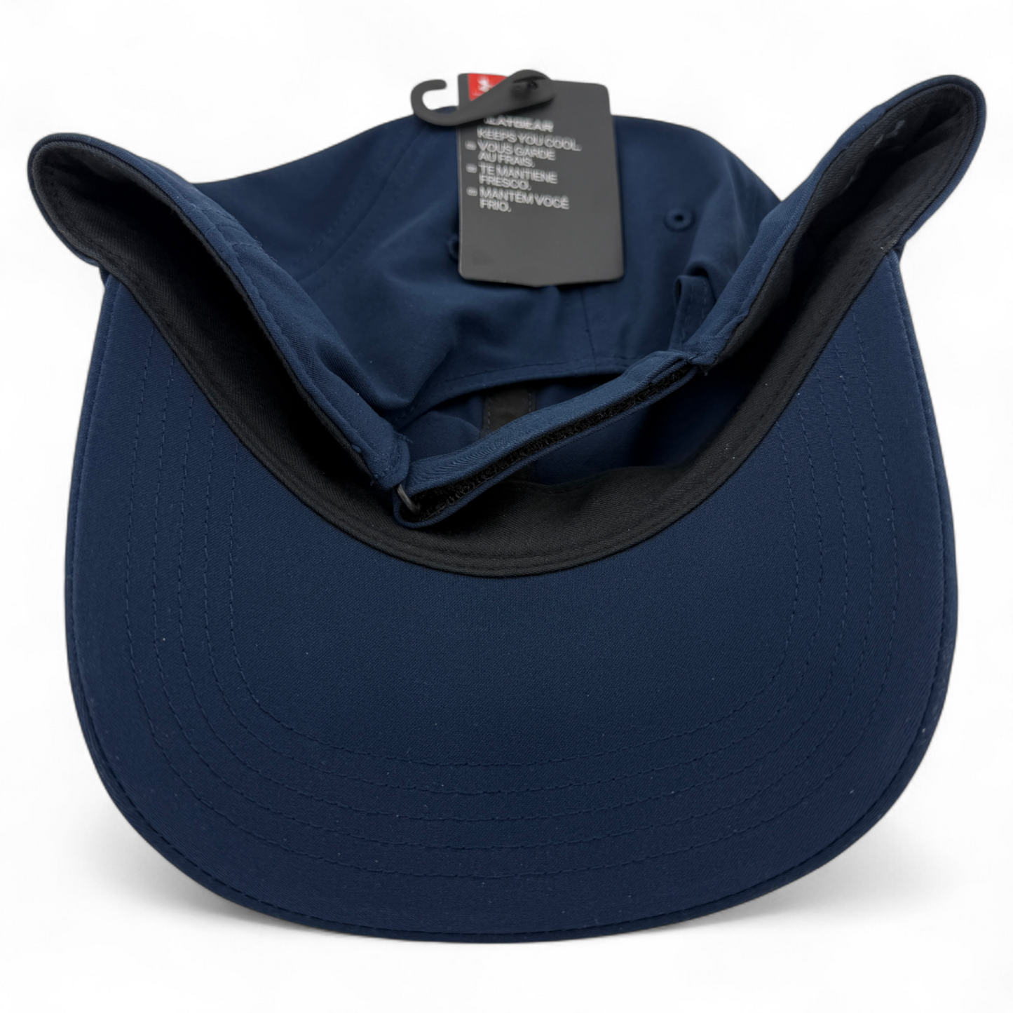 Under Armour Golf Driver Highlight Sport Fitness Navy Blue Adjustable Hat Cap
