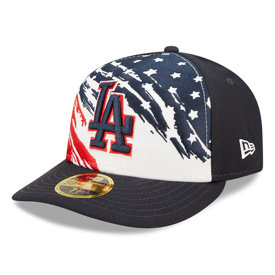 New Era Los Angeles Dodgers 4th of July On-Field 59FIFTY Low Profile Hat Cap