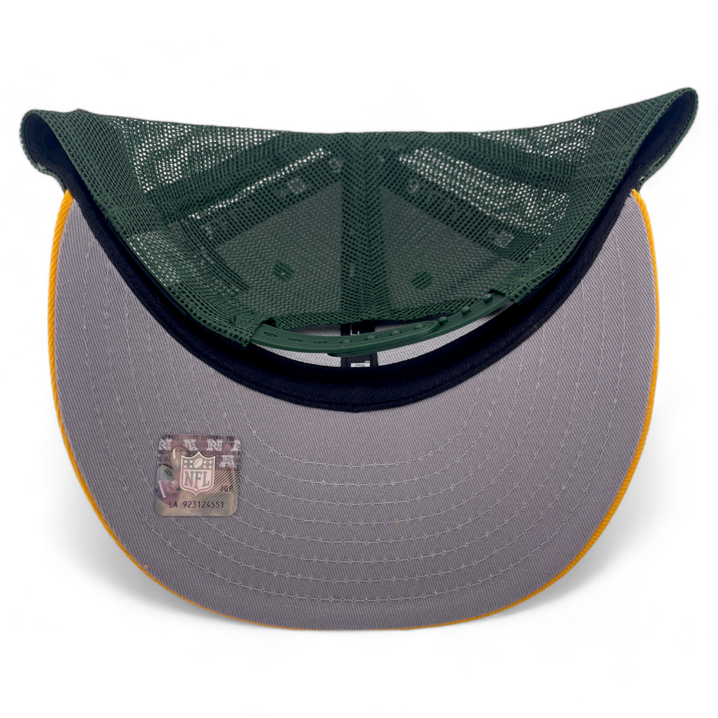 New Era Green Bay Packers NFL 2023 Sideline 9FIFTY Low Profile Mesh Snapback Hat