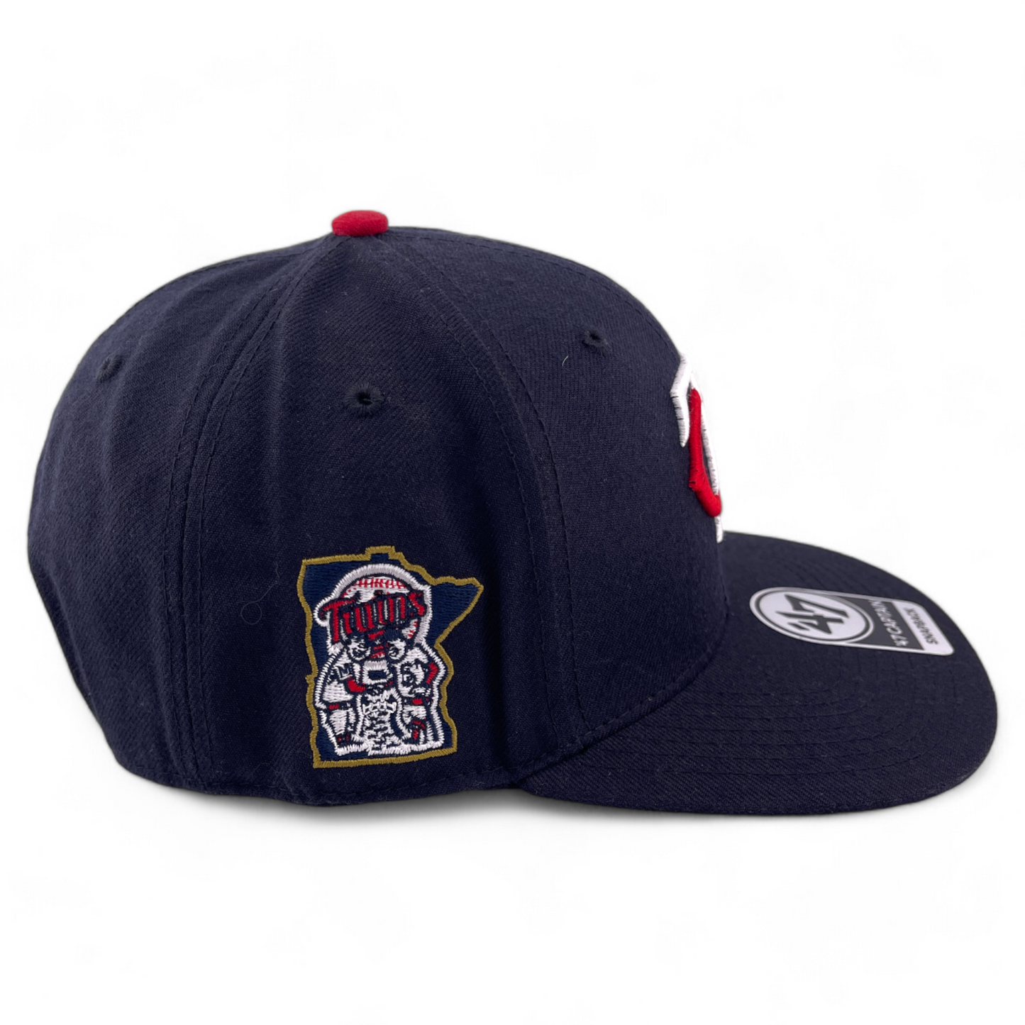 '47 Brand Minnesota Twins MLB Cooperstown Sureshot Navy Captain Snapback Hat Cap