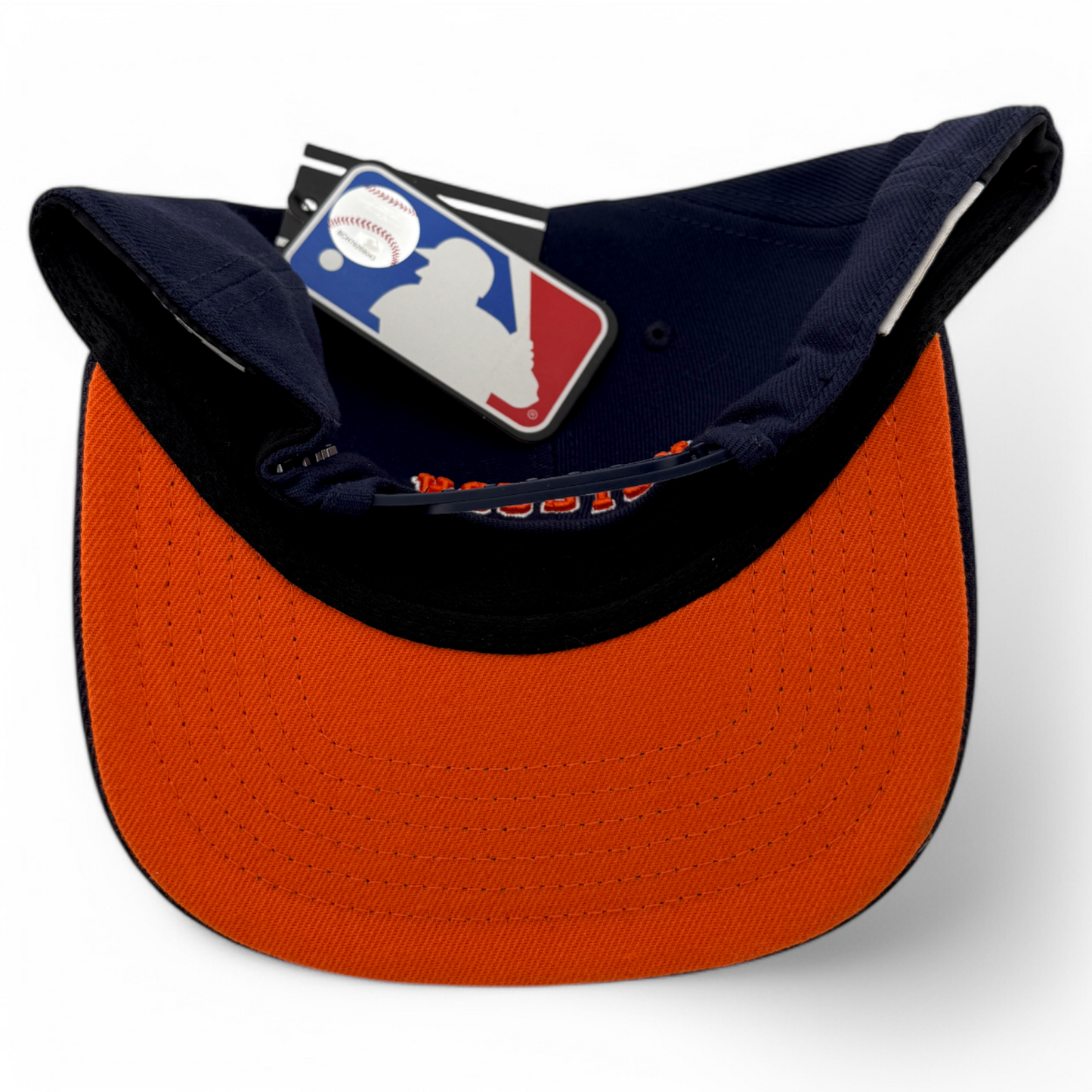 Pro Standard Houston Astros Side Patch Navy/Orange Adjustable Snapback Hat Cap