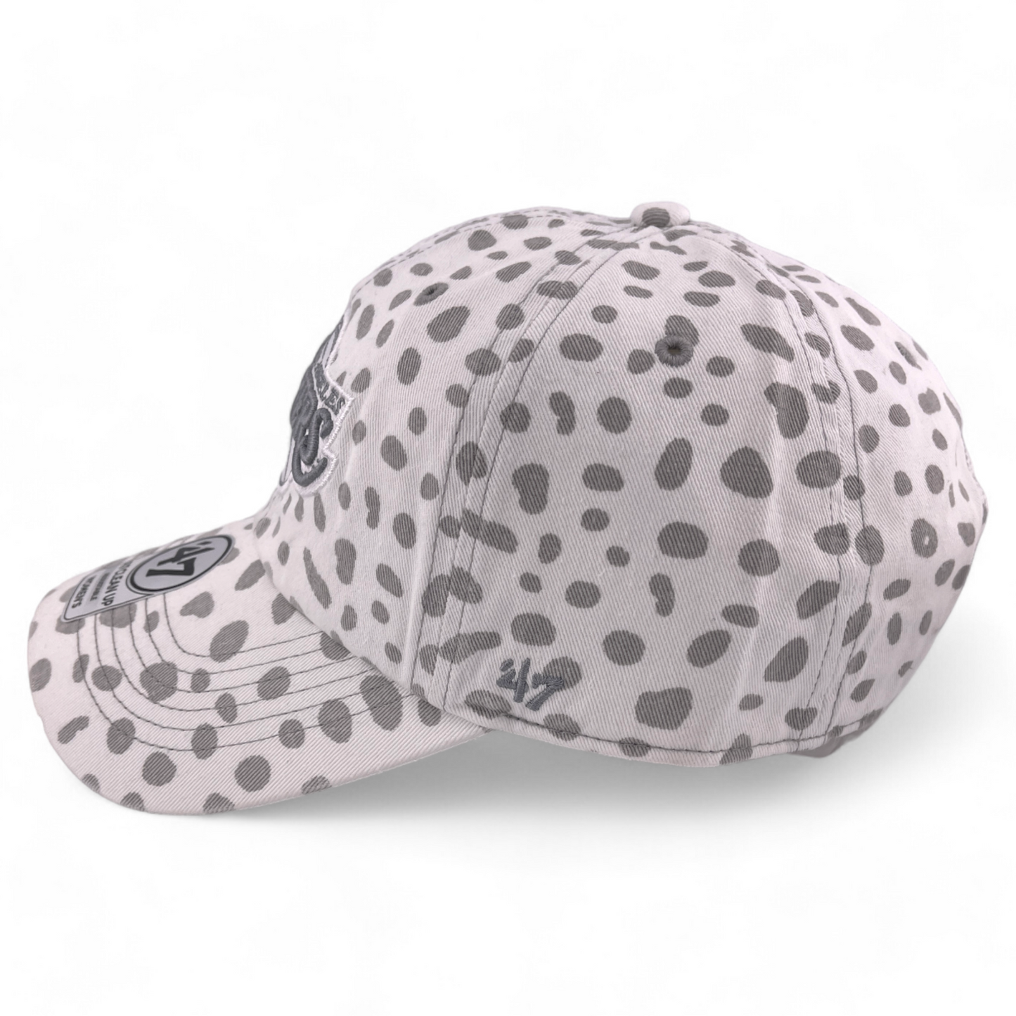 '47 Brand Los Angeles Lakers NBA Cheetah Womens Clean Up Adjustable Dad Hat Cap