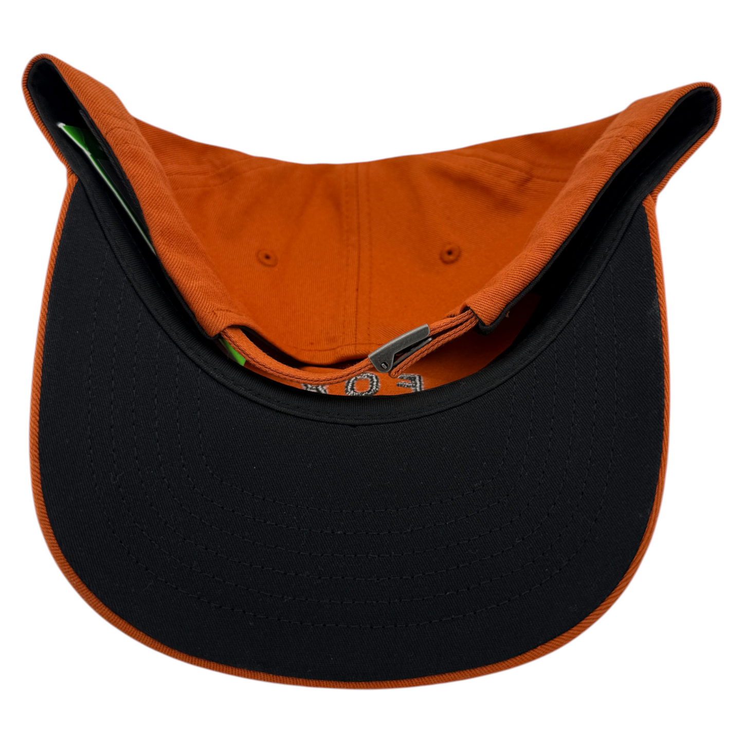 Fox Racing Wordmark Burnt Orange Logo A-Frame Adjustable Strapback Dad Hat Cap