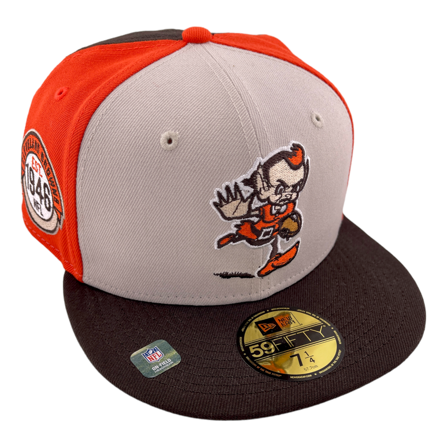 New Era Cleveland Browns NFL Sideline Historic Brownie Elf 59Fifty Fitted Hat Cap