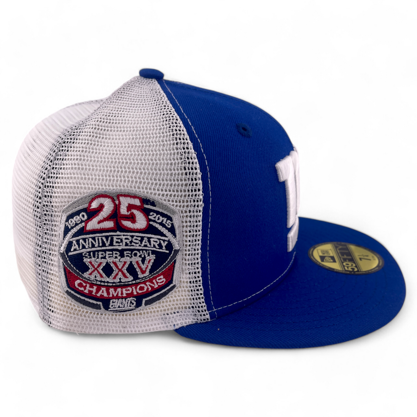 New Era New York Giants NFL Superbowl XXV Rearview Mesh Back 59FIFTY Fitted Hat