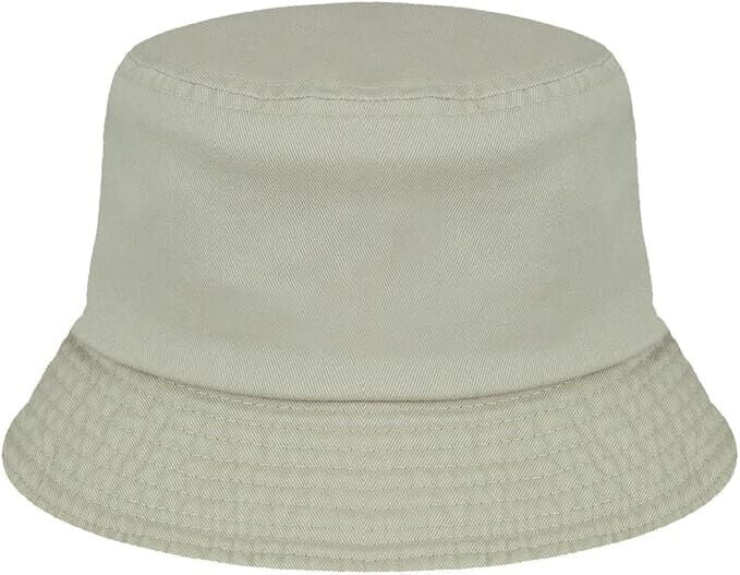 Kangol Washed Khaki Tan Black Logo K4224HT Boonie Bucket Hat Unisex Adult Small