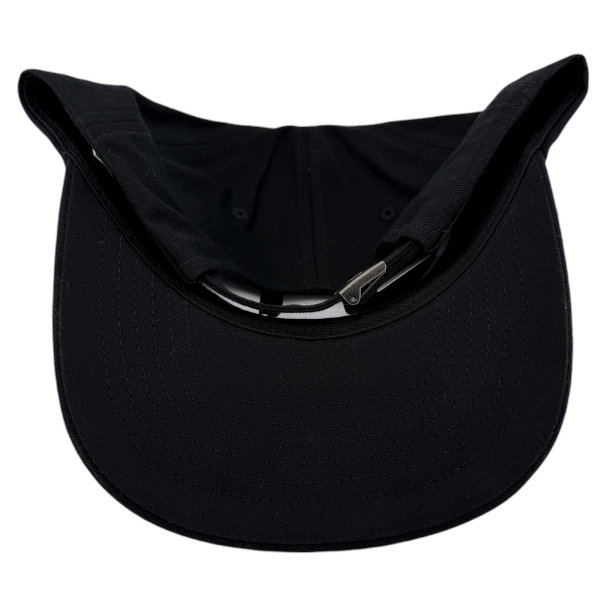 Fox Racing Wordmark Black Tonal Logo A-Frame Adjustable Strapback Dad Hat Cap