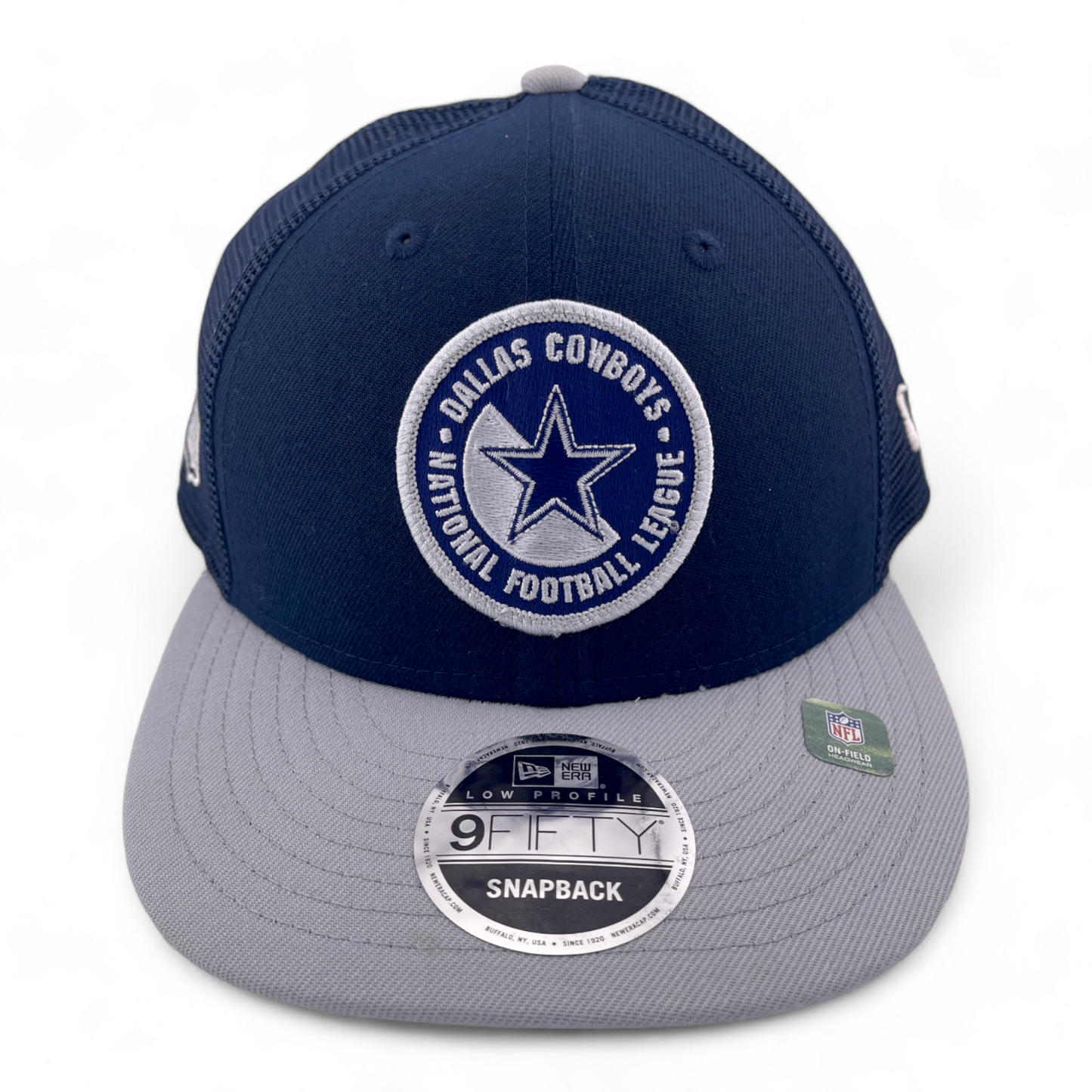 New Era Dallas Cowboys NFL 2023 Sideline 9FIFTY Low Profile Mesh Snapback Hat