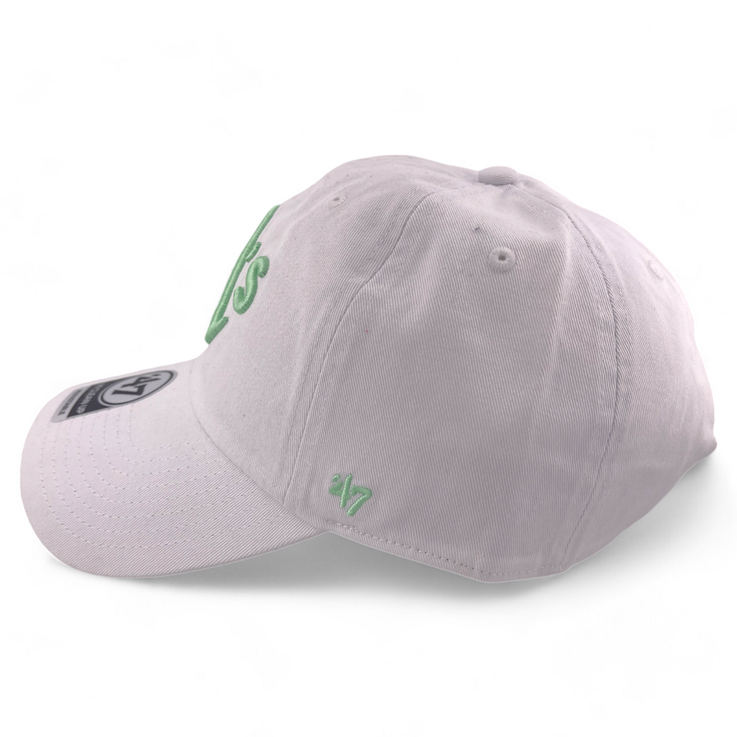 '47 Brand Oakland Athletics A's MLB Hemlock Clean Up Adjustable Dad Hat Cap