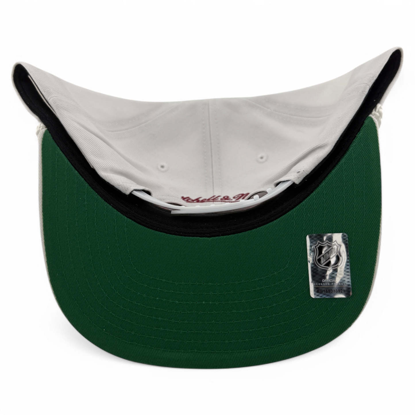 Mitchell & Ness Arizona Coyotes NHL Logo A-Frame Hitch Rope Snapback Hat Cap