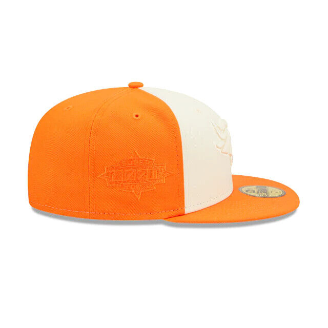 New Era Denver Broncos 2-Tone Cream/Orange XXXII Side Patch 59FIFTY Fitted Hat Cap