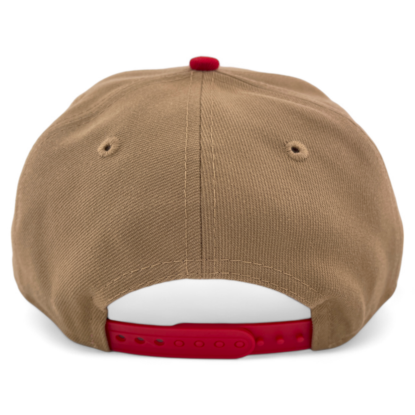 New Era Buffalo Bisons MiLB Tan/Red Re-Dub 9FIFTY Snapback Adjustable Hat Cap