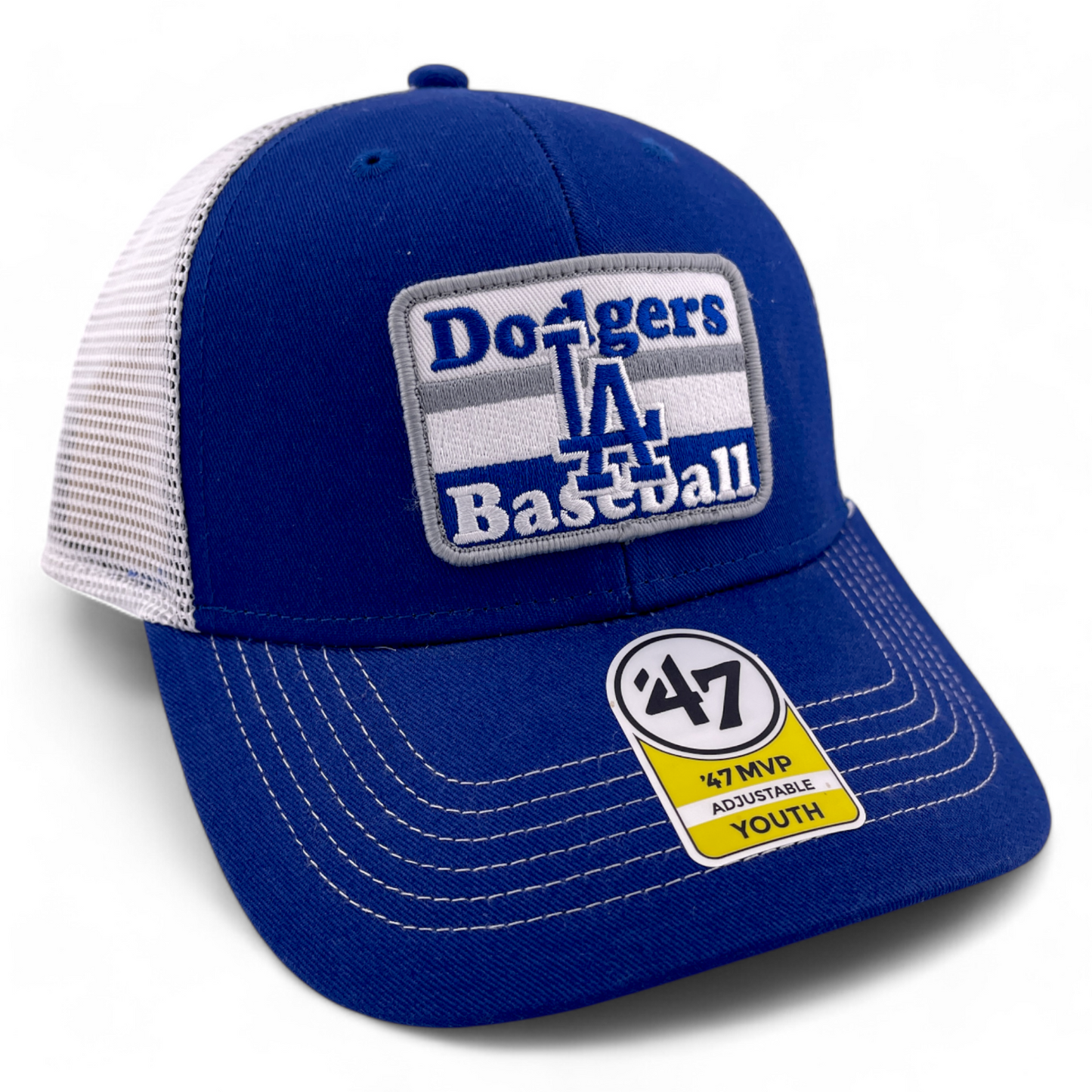 '47 Brand Los Angeles Dodgers MLB Youth MVP Mesh Back Snapback Adjustable Hat