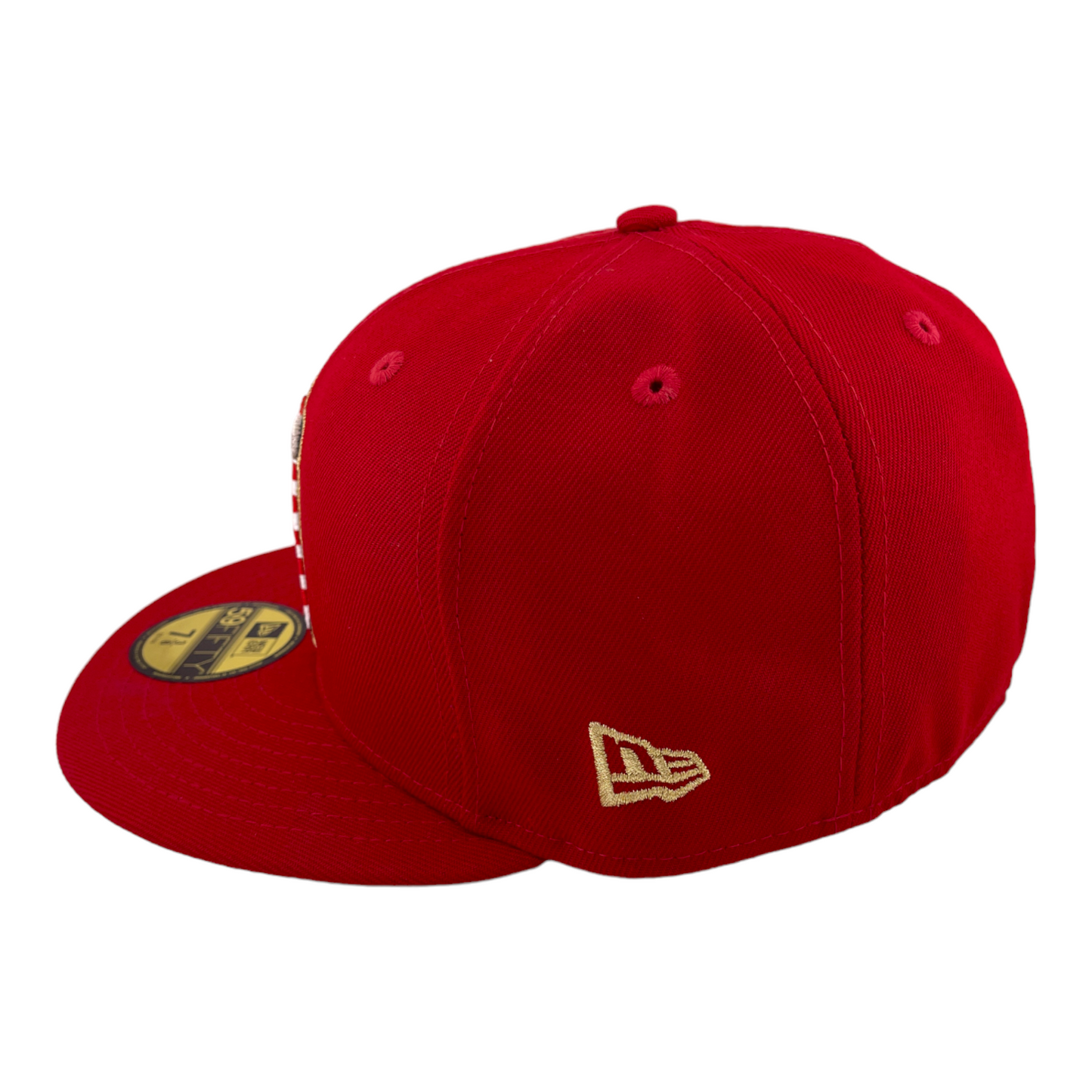 New Era Los Angeles Angels 4th of July Flag Logo USA Side Patch UV 59FIFTY Hat Cap
