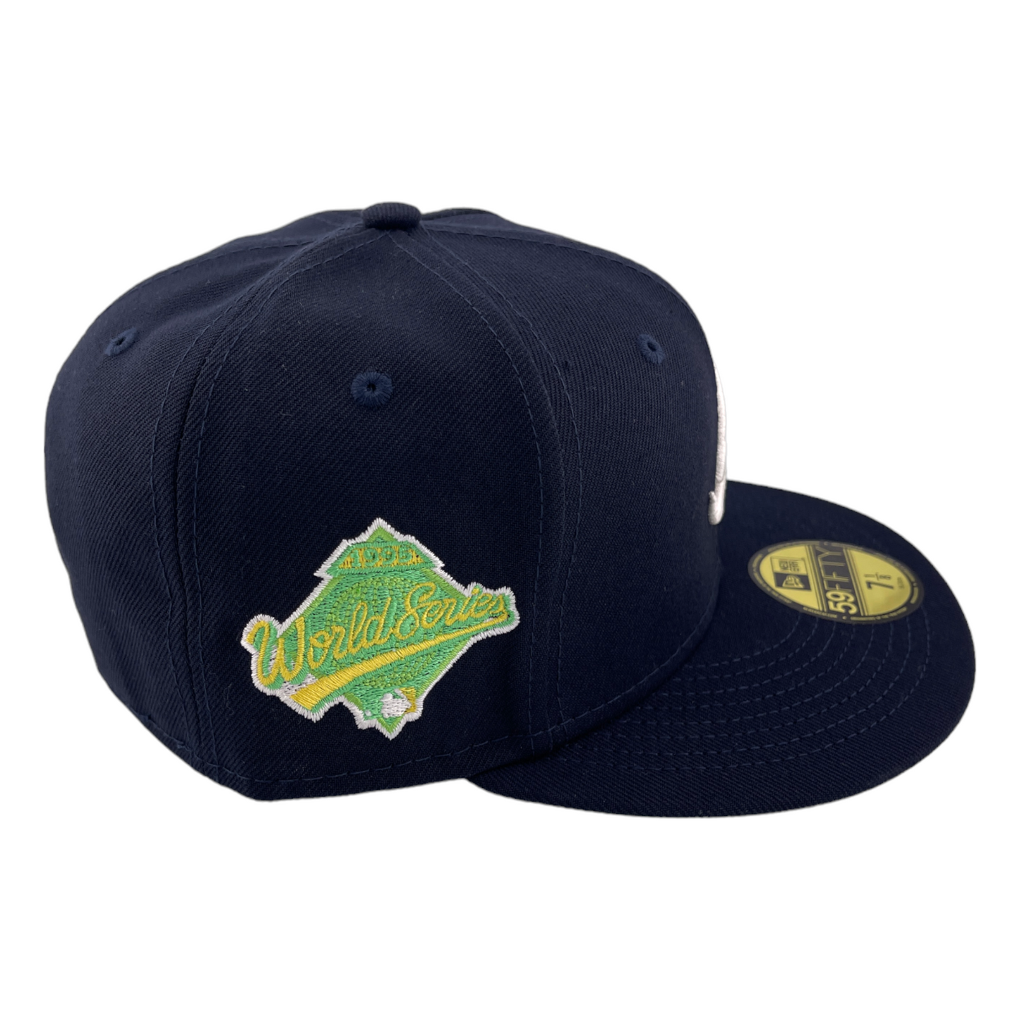 New Era Atlanta Braves 1995 World Series Navy Blue/Green UV 59FIFTY Fitted Hat