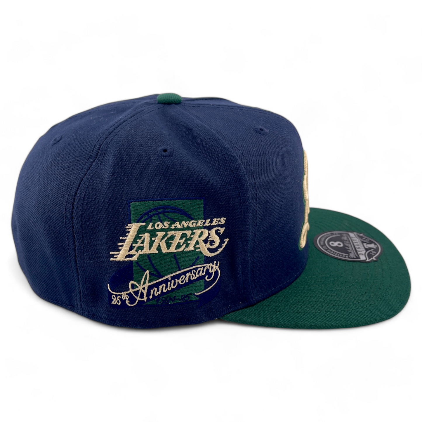 Mitchell & Ness Los Angeles Lakers NBA HWC Grassland Pack Tan UV Fitted Hat Cap