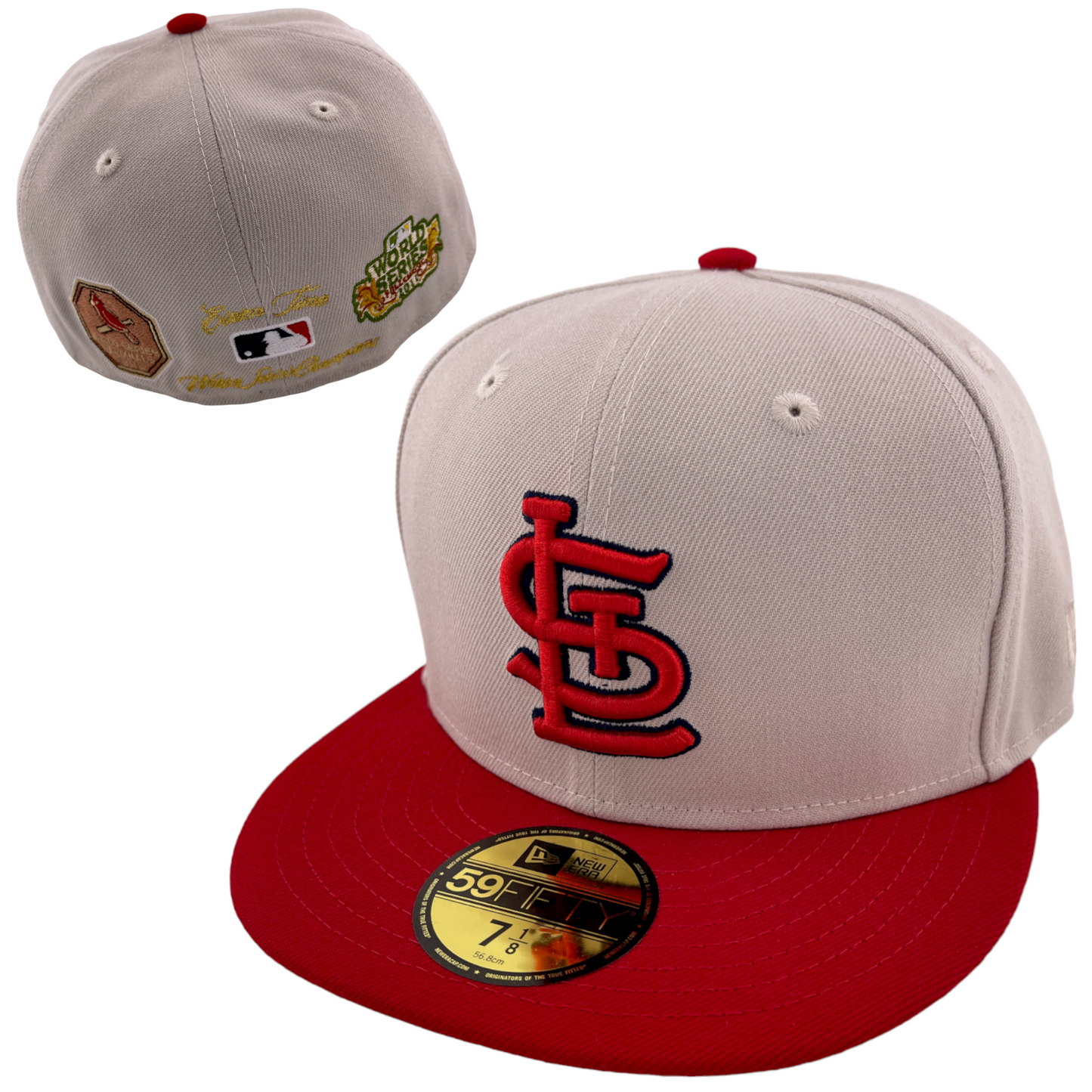 New Era St. Louis Cardinals MLB World Class Letterman Rear 59Fifty Fitted Hat Cap