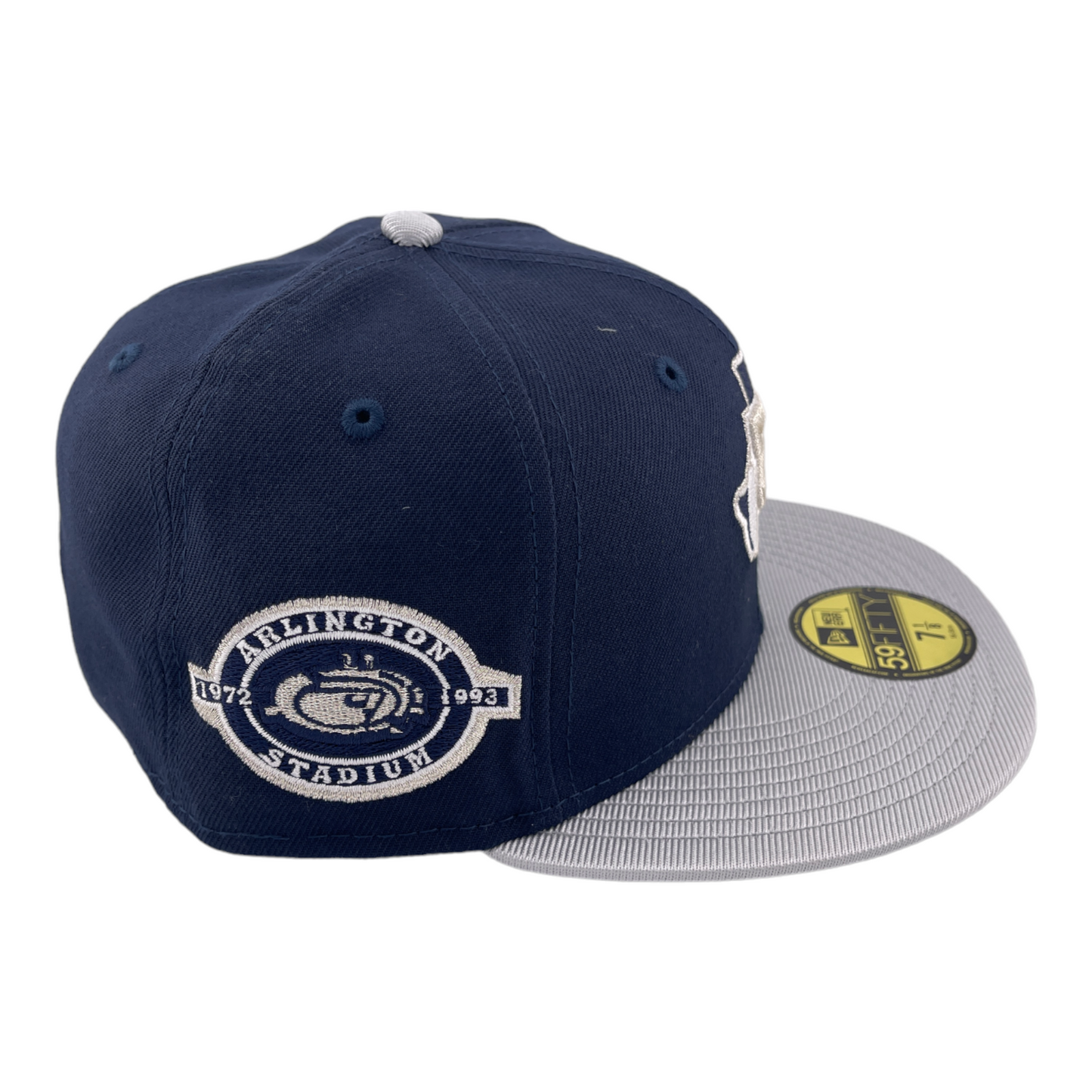 New Era Texas Rangers Arlington Stadium Boyz Crossover Blue/Silver 59FIFTY Hat Cap