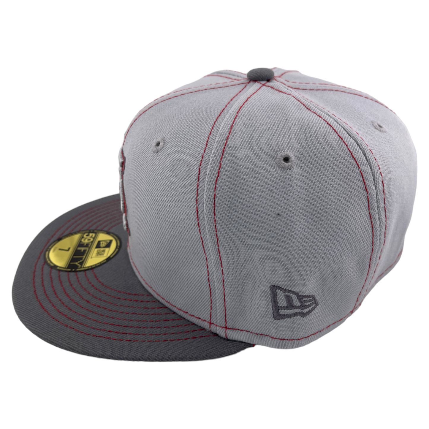 New Era St. Louis Cardinals MLB Grey Pop Pack Red Stitch 59Fifty Fitted Hat Cap