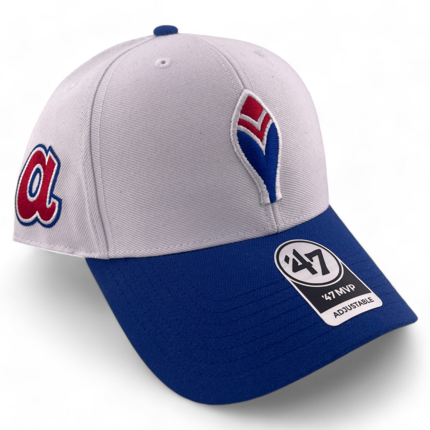 '47 Brand Atlanta Braves MLB 2023 Local Patch Cooperstown MVP Adjustable Hat Cap