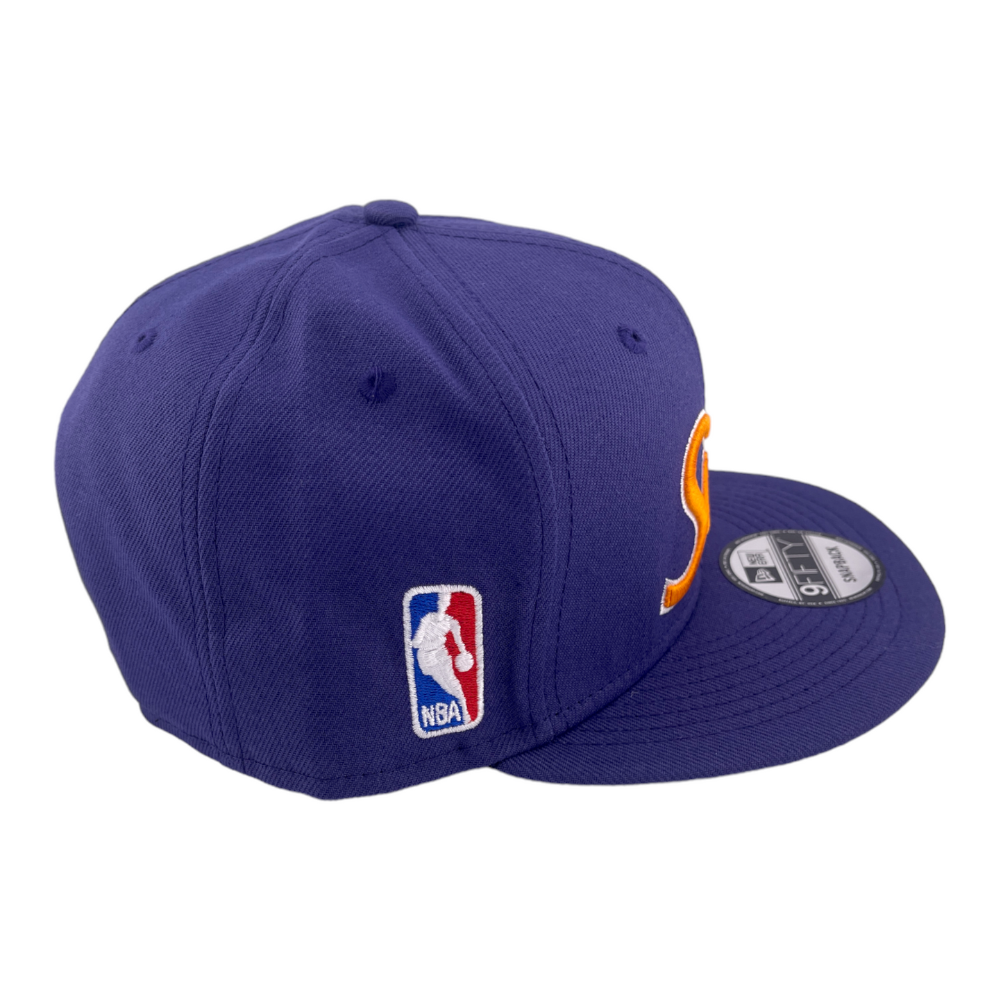 New Era Phoenix Suns Script Up Logo Purple/Grey UV NBA 9FIFTY Snapback Hat Cap