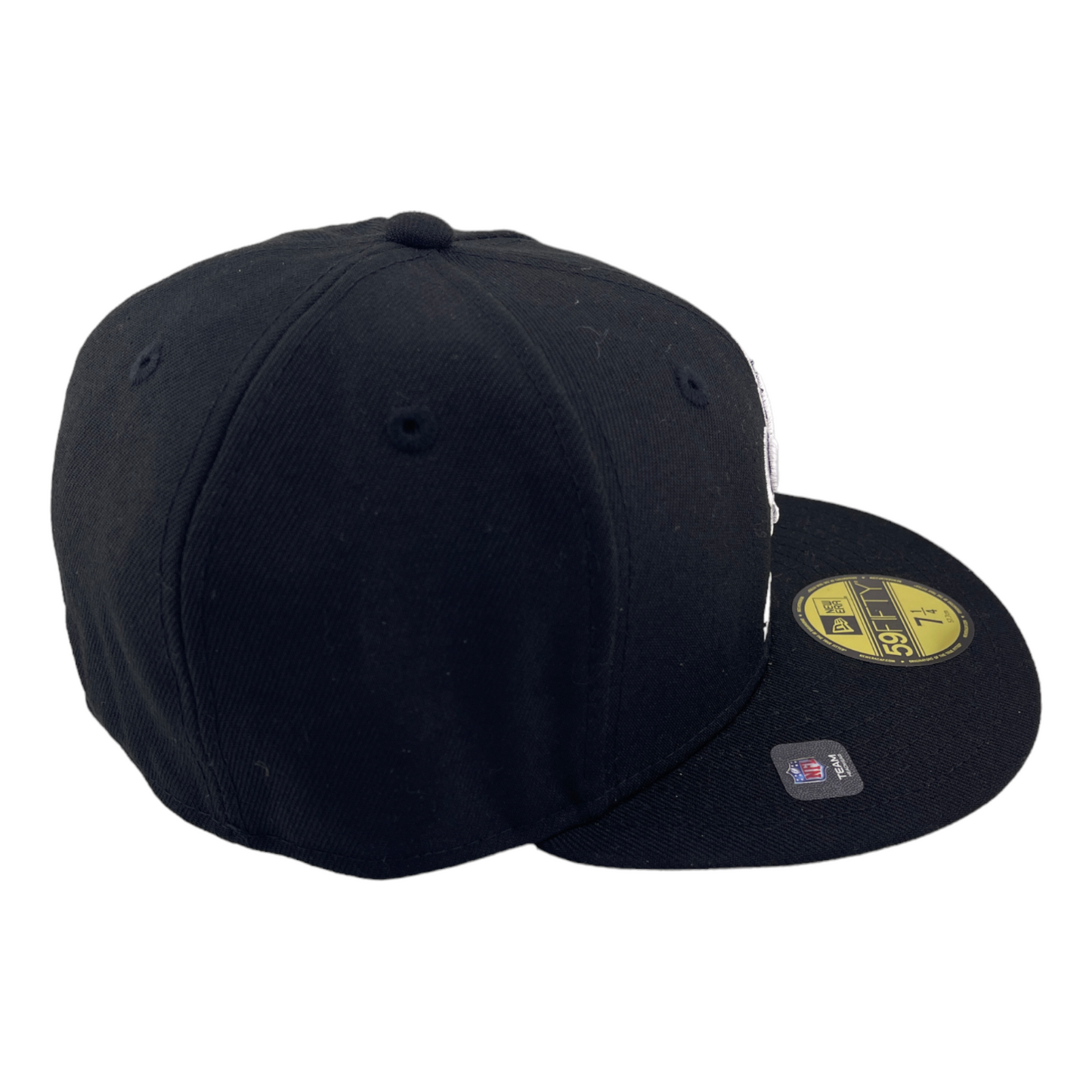 New Era New Orleans Saints Black and White Logo Grey UV 59Fifty Fitted Hat Cap